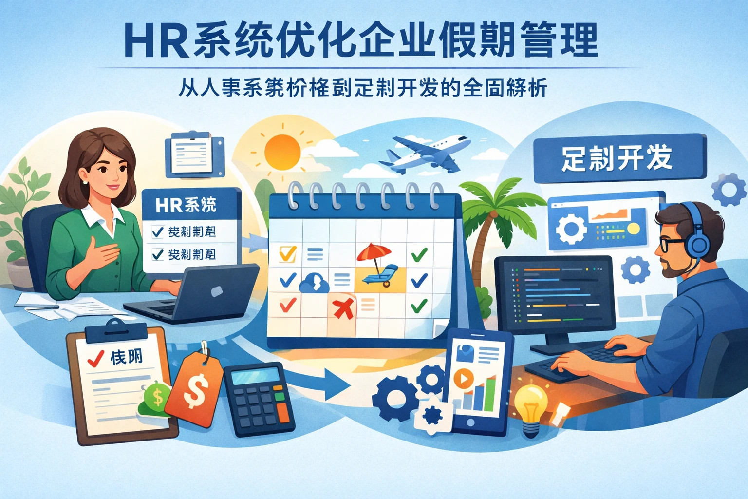 HR系统优化企业假期管理：从人事系统价格到定制开发的全面解析