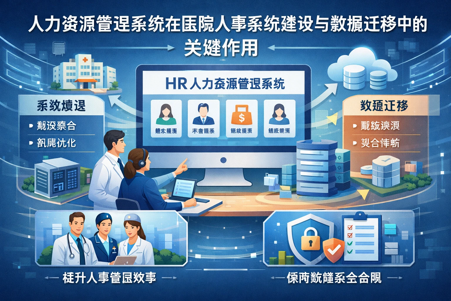 人力资源管理系统在医院人事系统建设与数据迁移中的关键作用