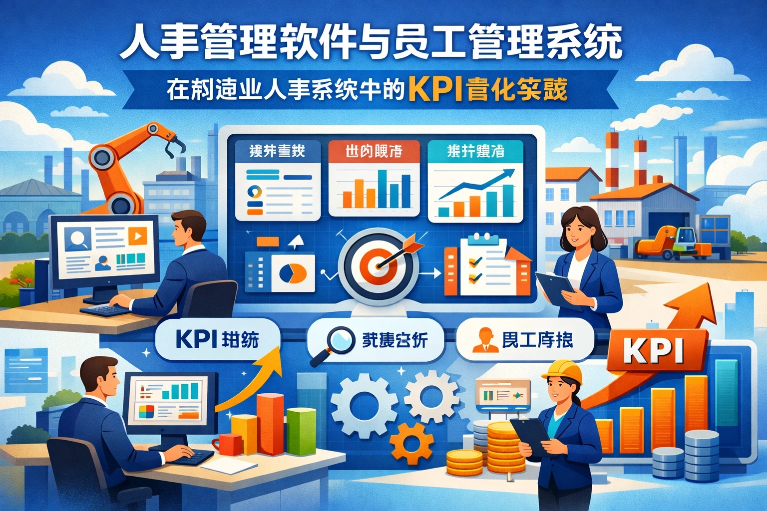 人事管理软件与员工管理系统在制造业人事系统中的KPI量化实践