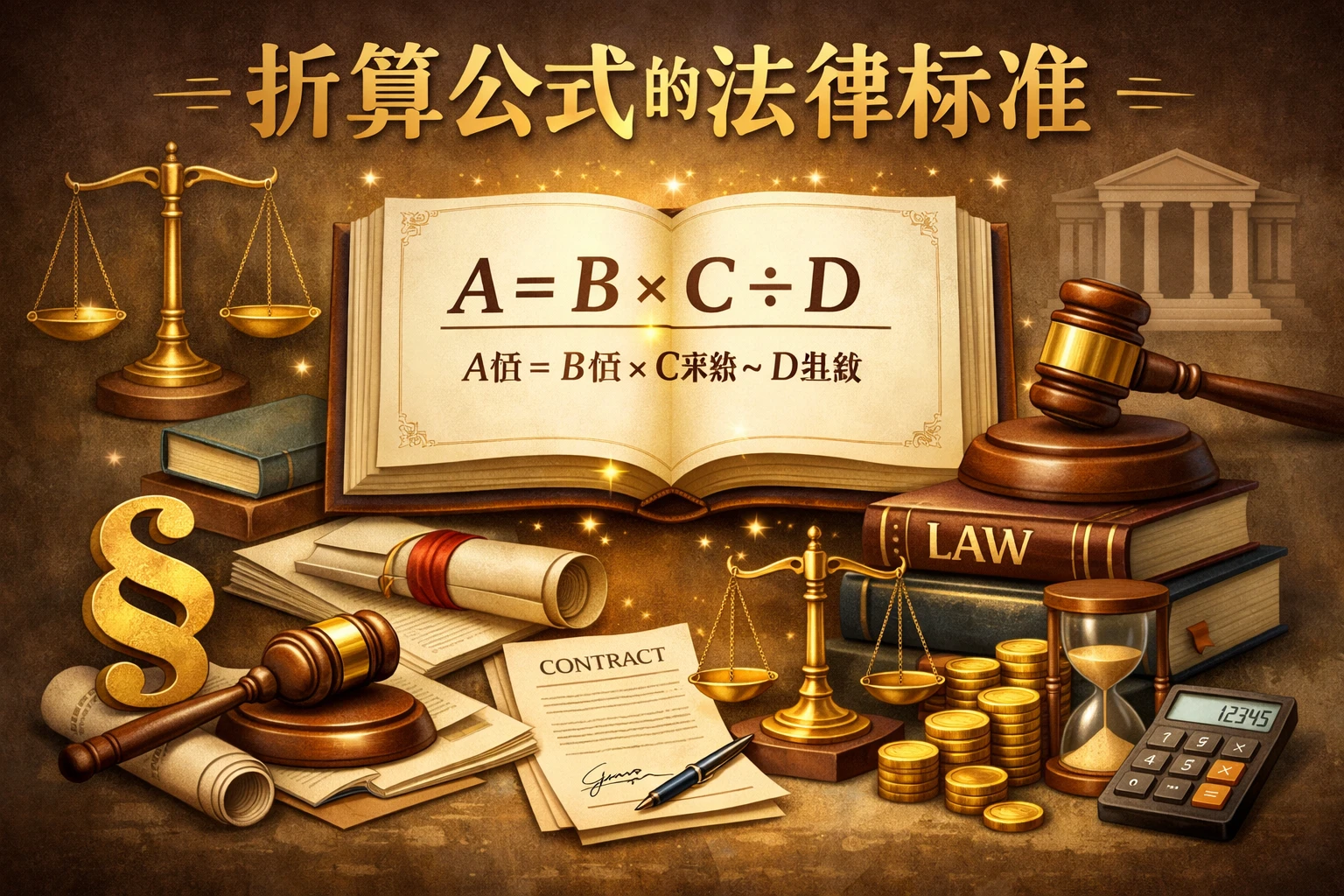 折算公式的法律标准