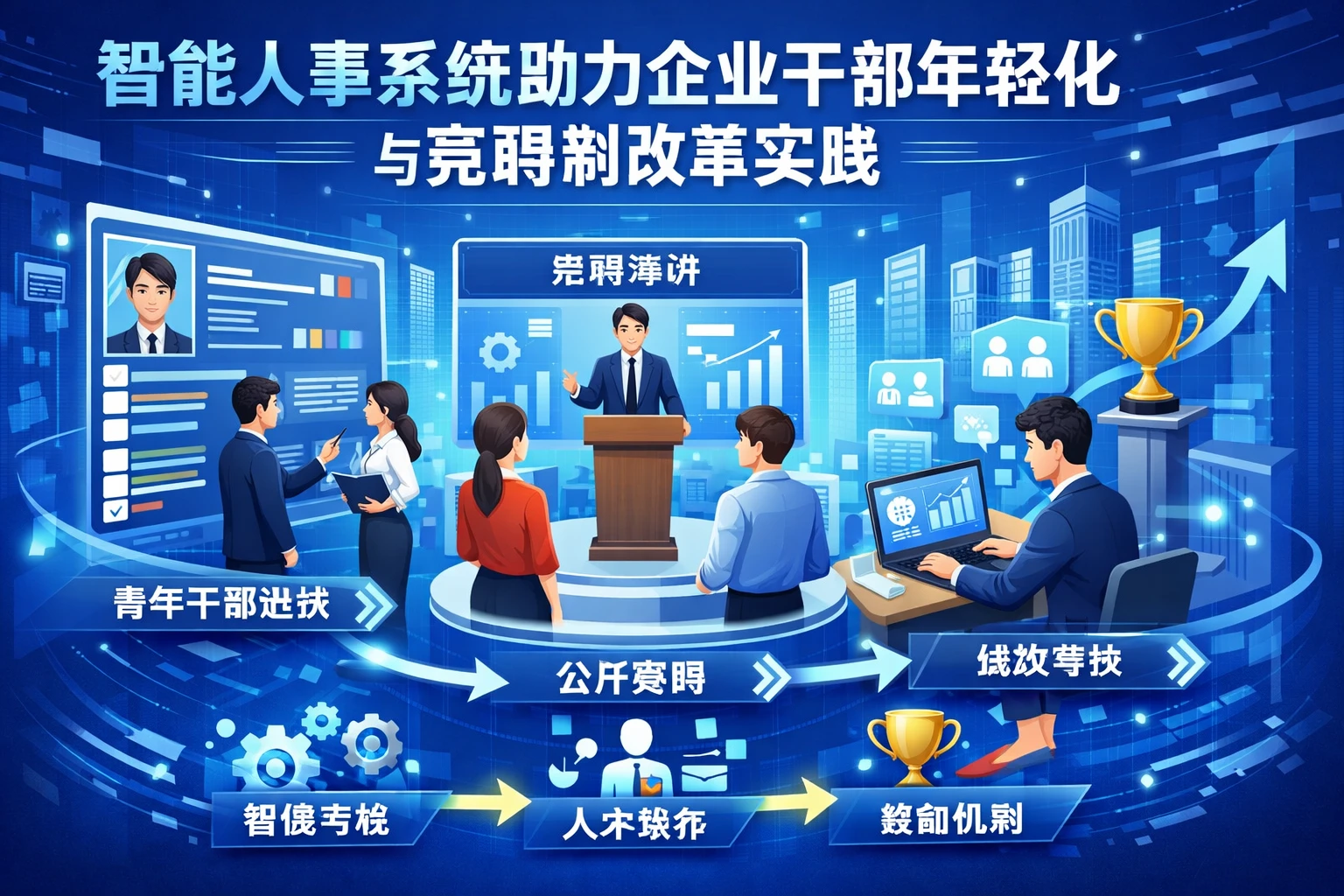 智能人事系统助力企业干部年轻化与竞聘制改革实践