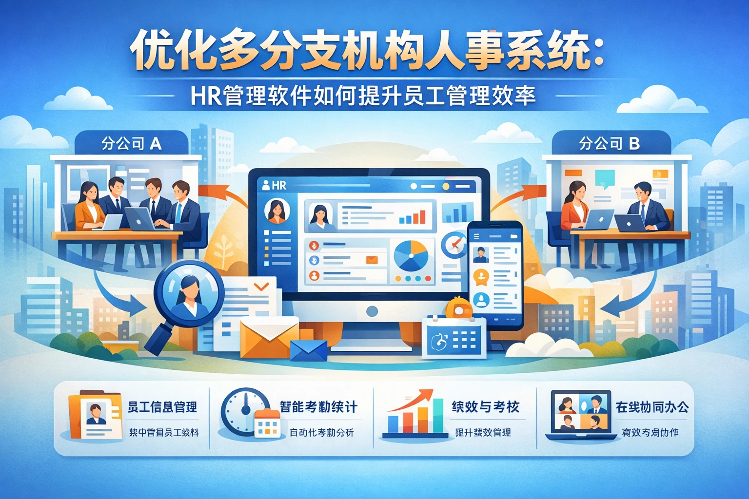 优化多分支机构人事系统：HR管理软件如何提升员工管理效率