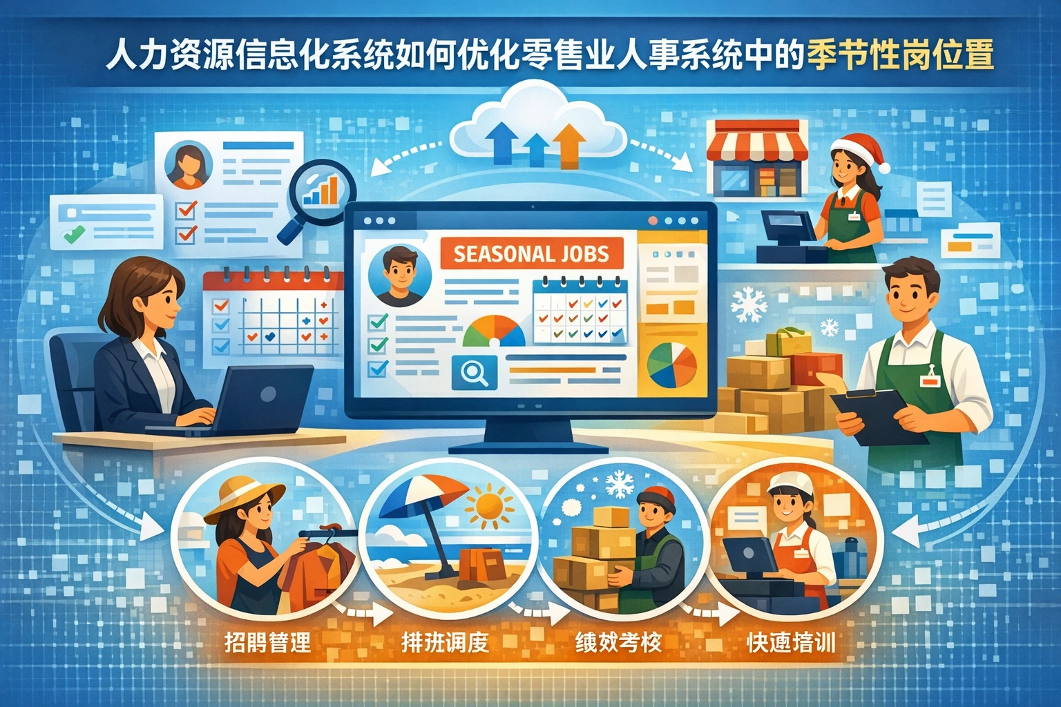 人力资源信息化系统如何优化零售业人事系统中的季节性岗位管理