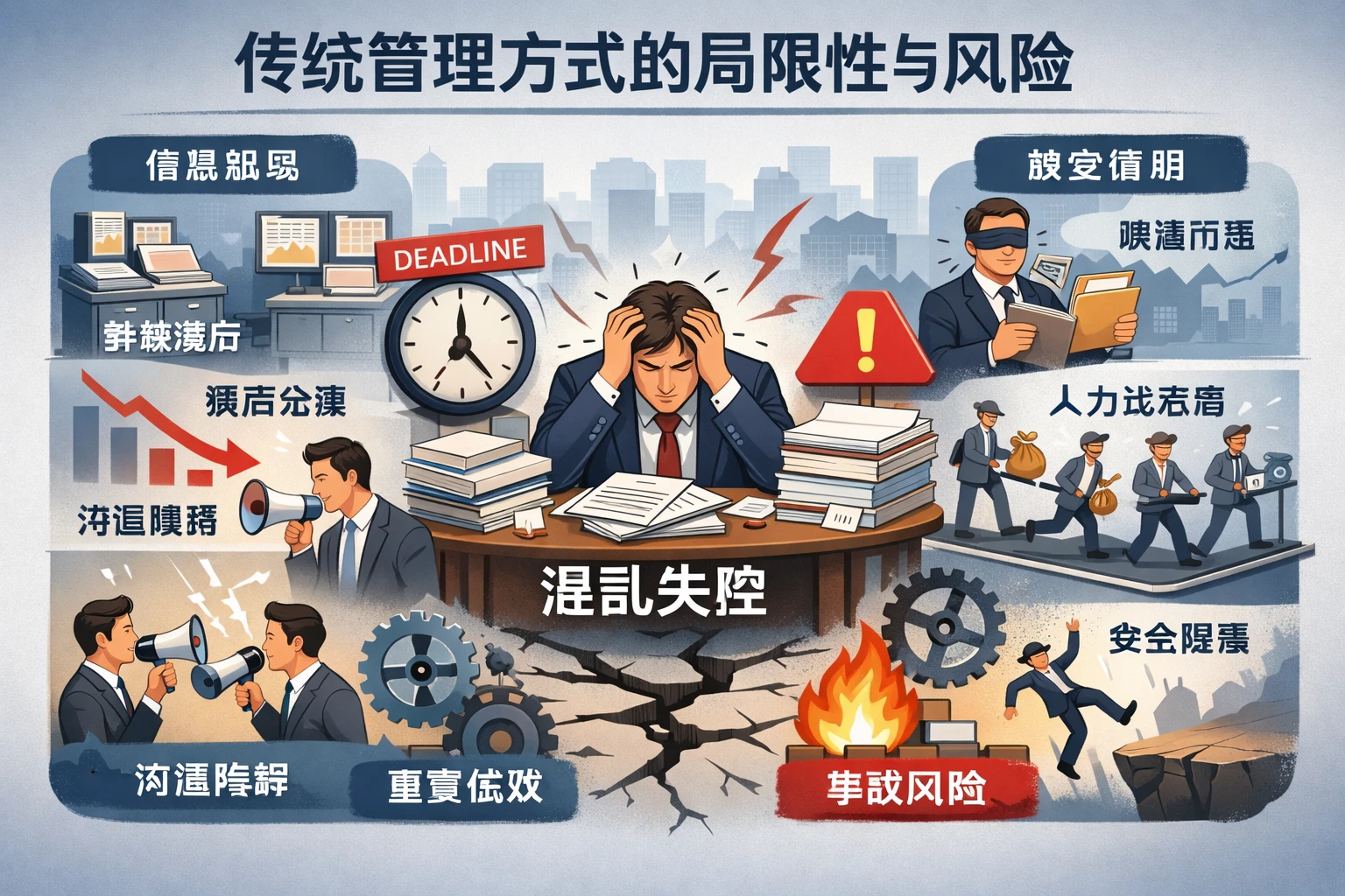 传统管理方式的局限性与风险