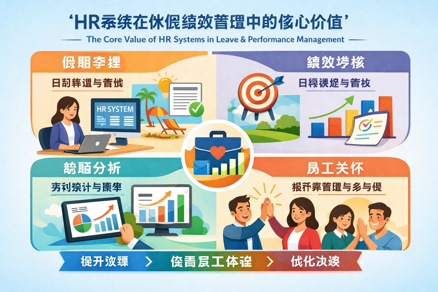 HR系统在休假绩效管理中的核心价值