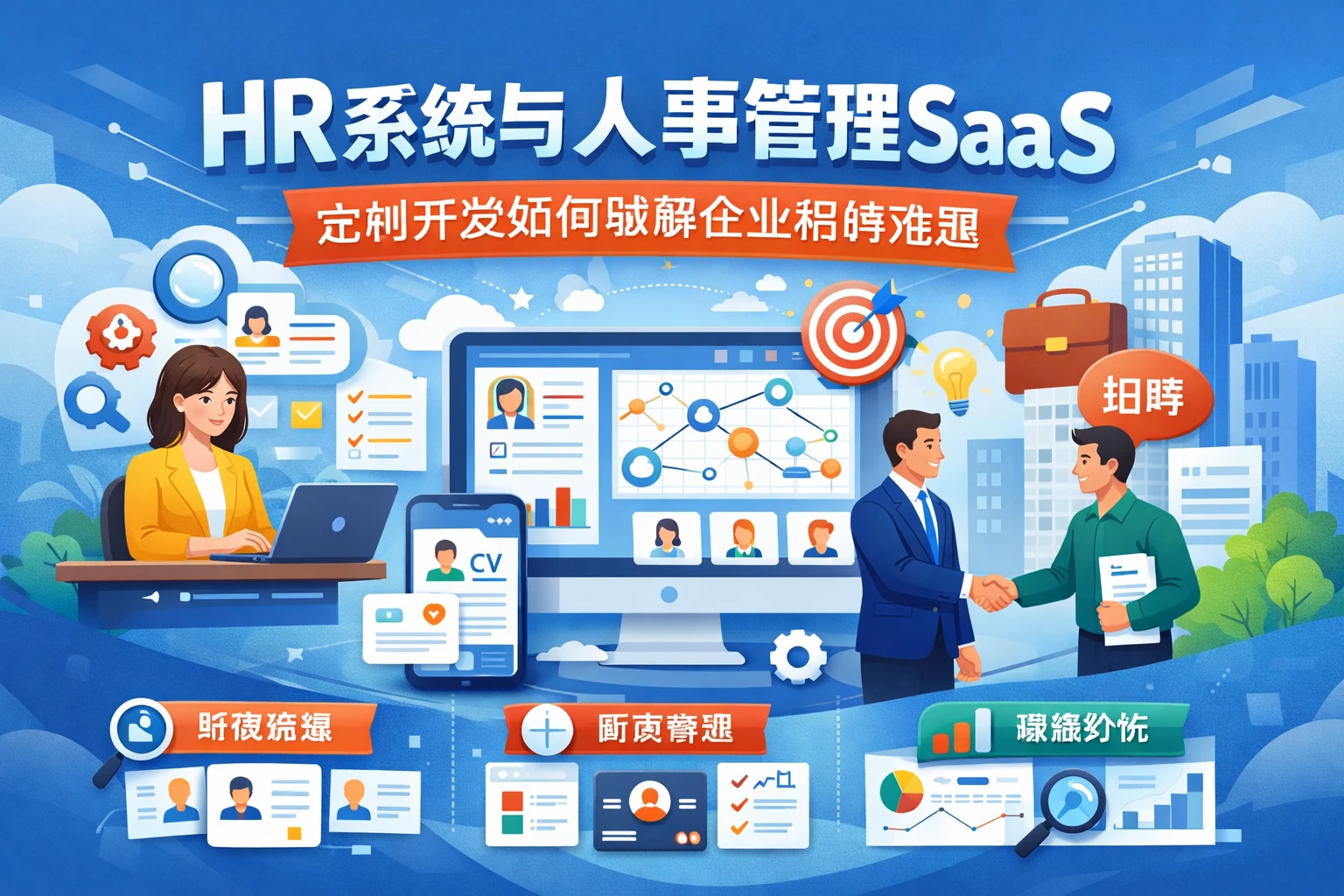 HR系统与人事管理SaaS:定制开发如何破解企业招聘难题