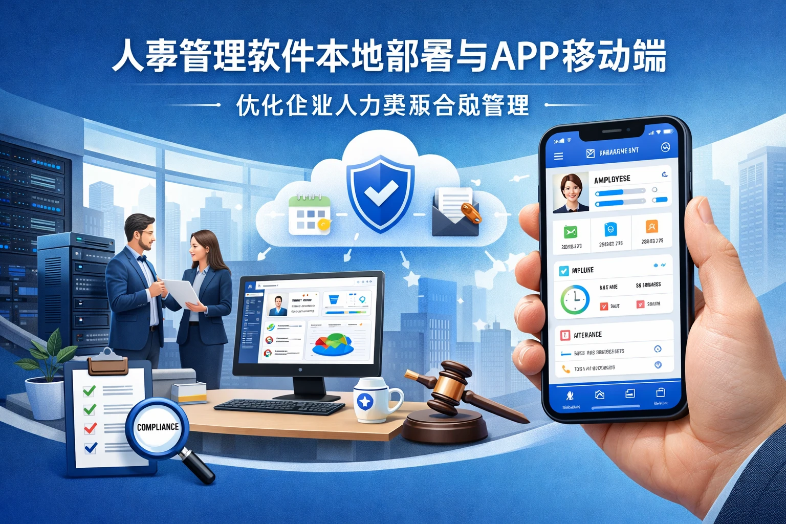 人事管理软件本地部署与APP移动端：优化企业人力资源合规管理