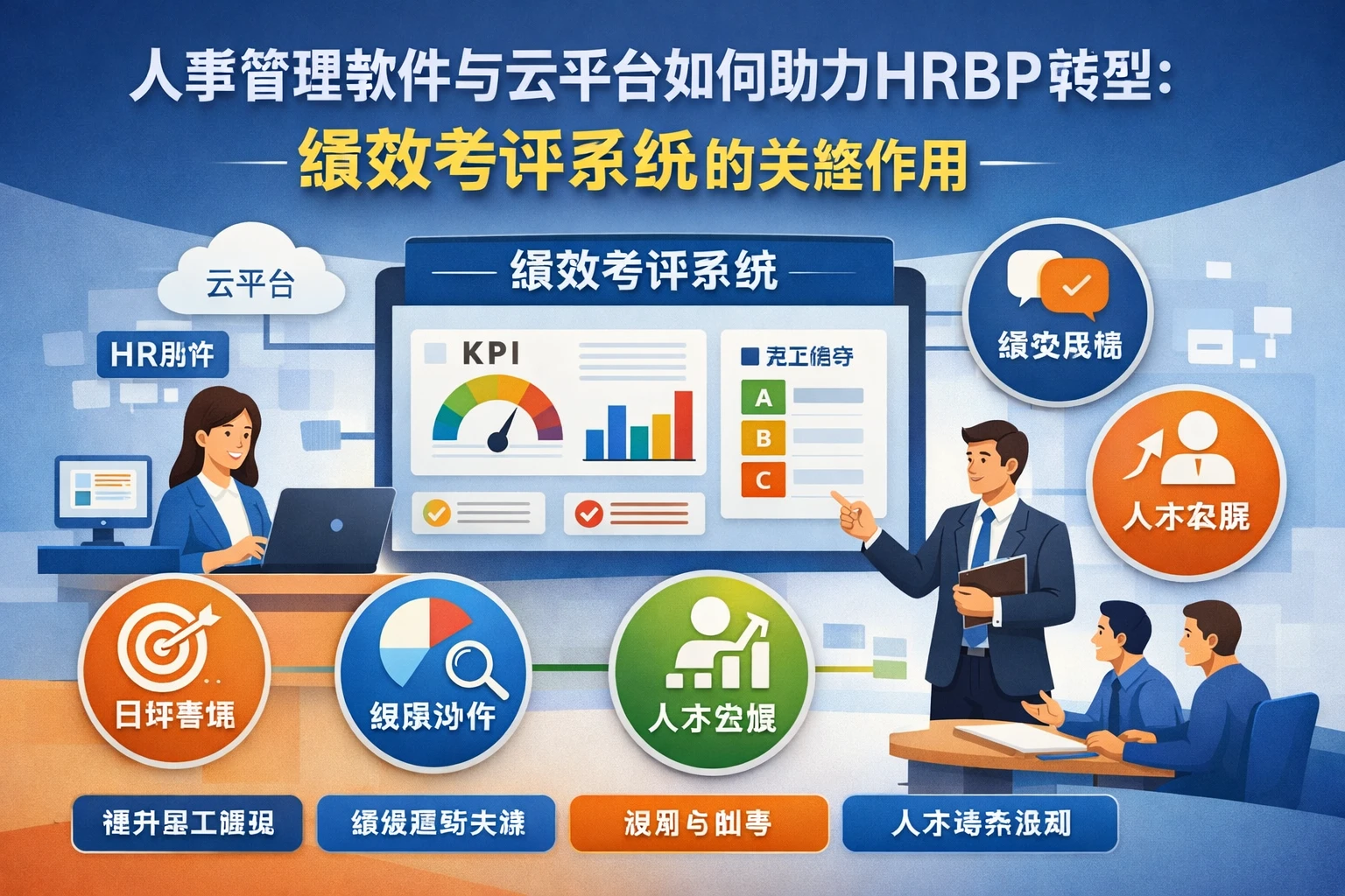 人事管理软件与云平台如何助力HRBP转型:绩效考评系统的关键作用