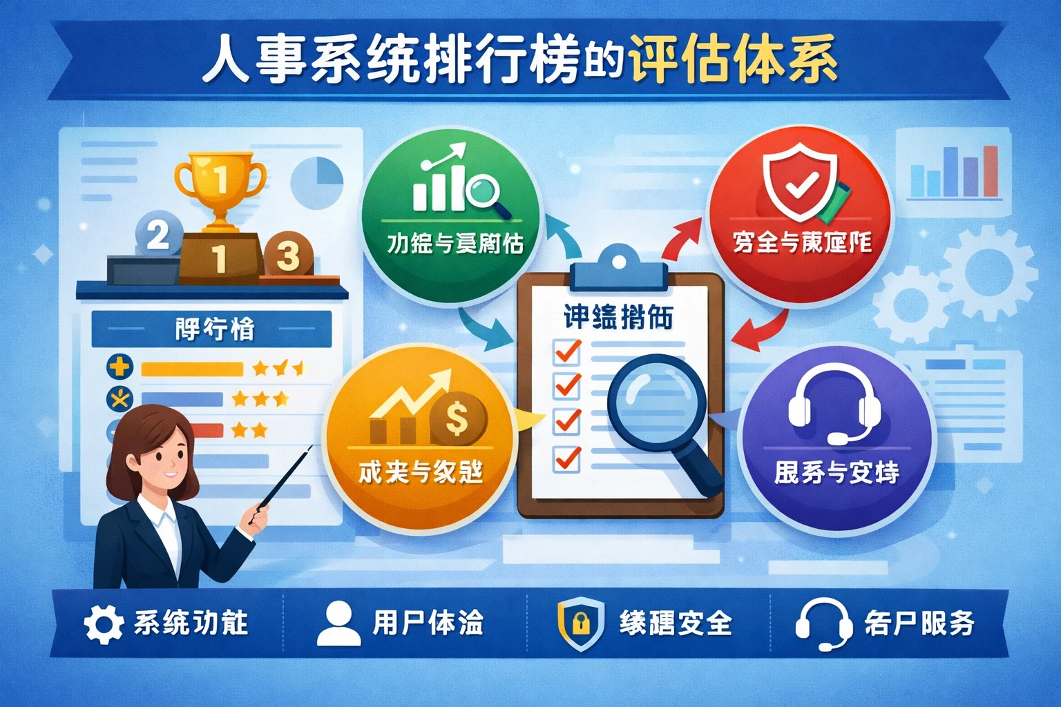 人事系统排行榜的评估体系