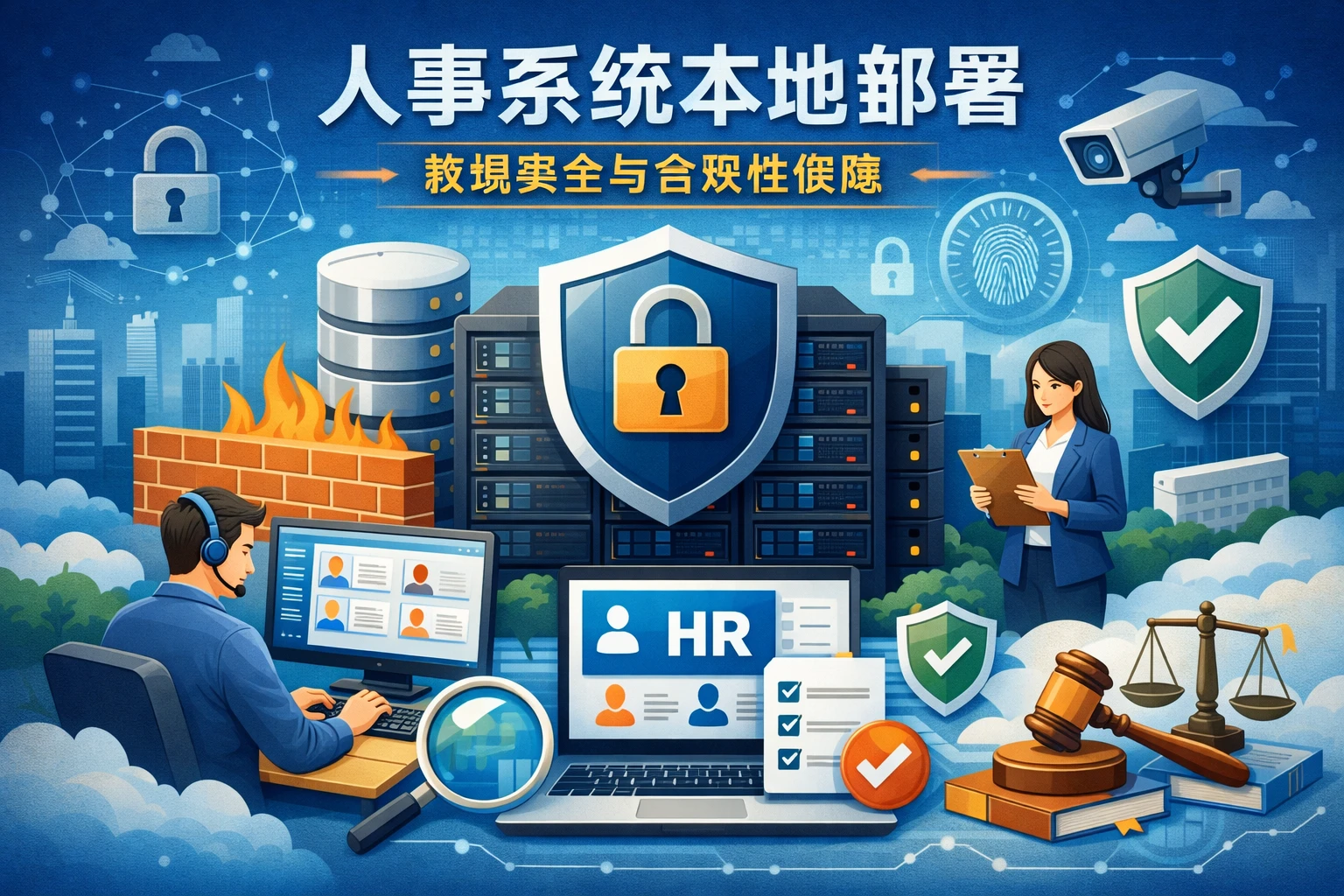 人事系统本地部署：数据安全与合规性保障