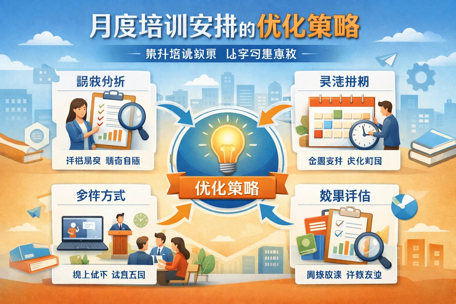 月度培训安排的优化策略