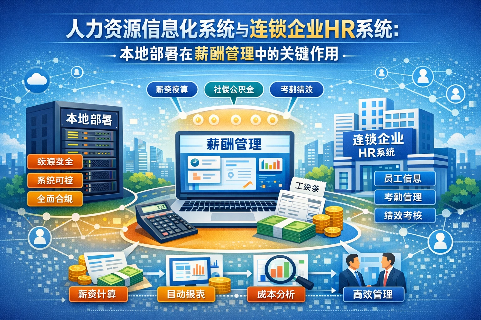 人力资源信息化系统与连锁企业HR系统：本地部署在薪酬管理中的关键作用