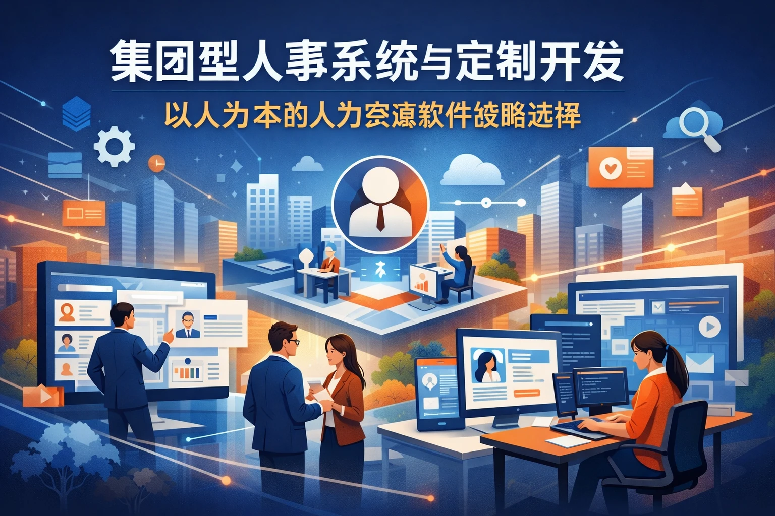 集团型人事系统与定制开发：以人为本的人力资源软件战略选择