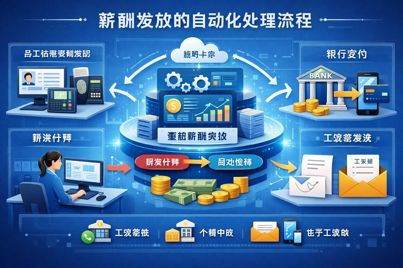 薪酬发放的自动化处理流程