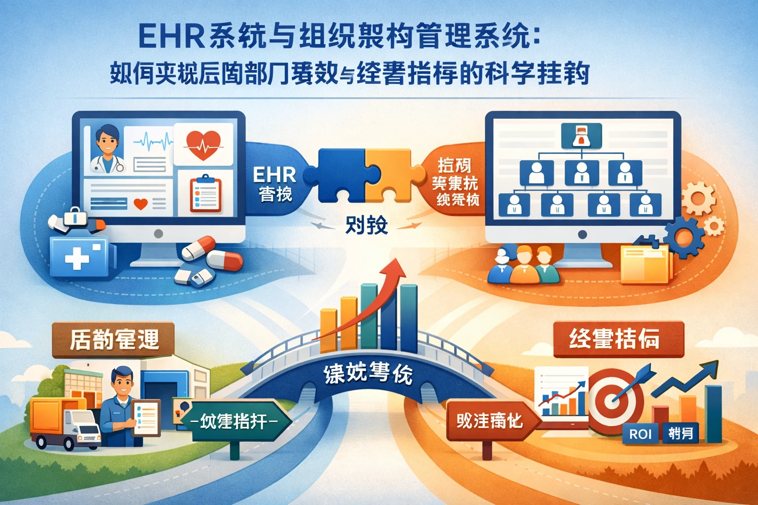 EHR系统与组织架构管理系统：如何实现后勤部门绩效与经营指标的科学挂钩