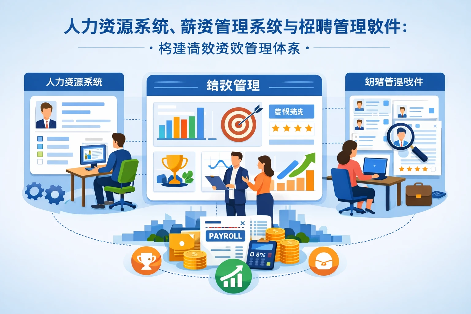 人力资源系统、薪资管理系统与招聘管理软件：构建高效绩效管理体系