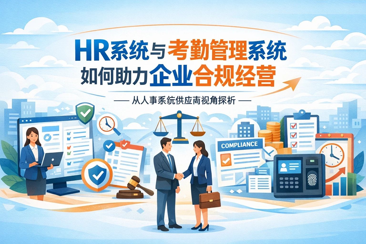 HR系统与考勤管理系统如何助力企业合规经营——从人事系统供应商视角探析