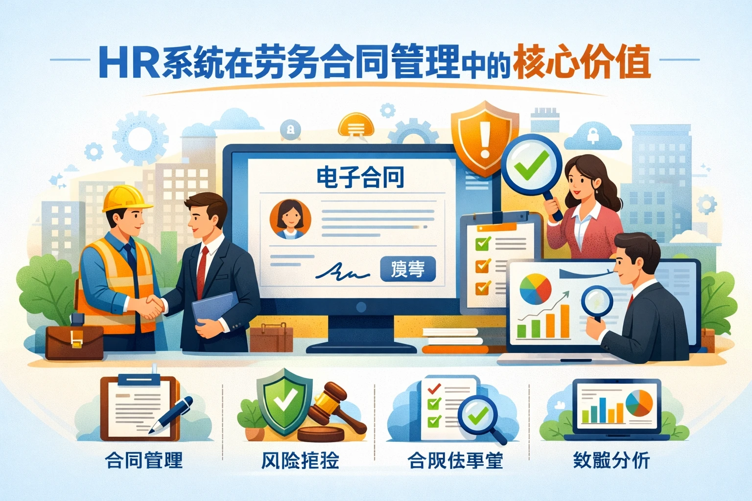 HR系统在劳务合同管理中的核心价值