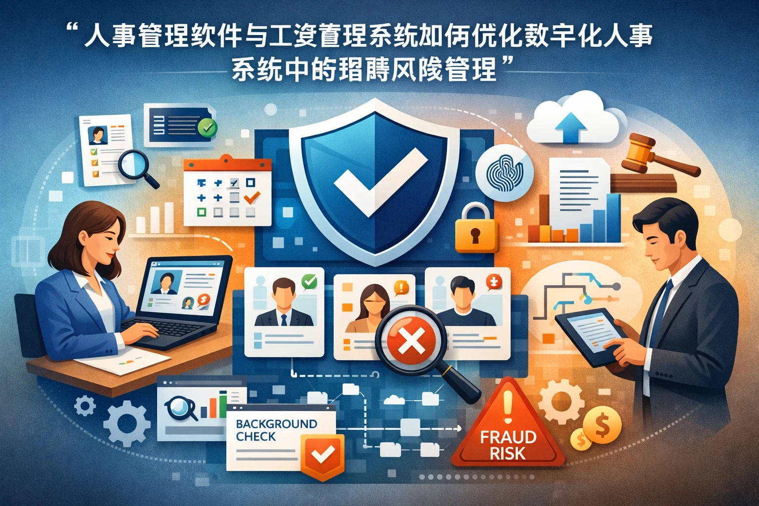 人事管理软件与工资管理系统如何优化数字化人事系统中的招聘风险管理