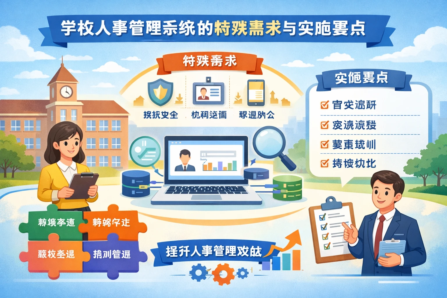 学校人事管理系统的特殊需求与实施要点