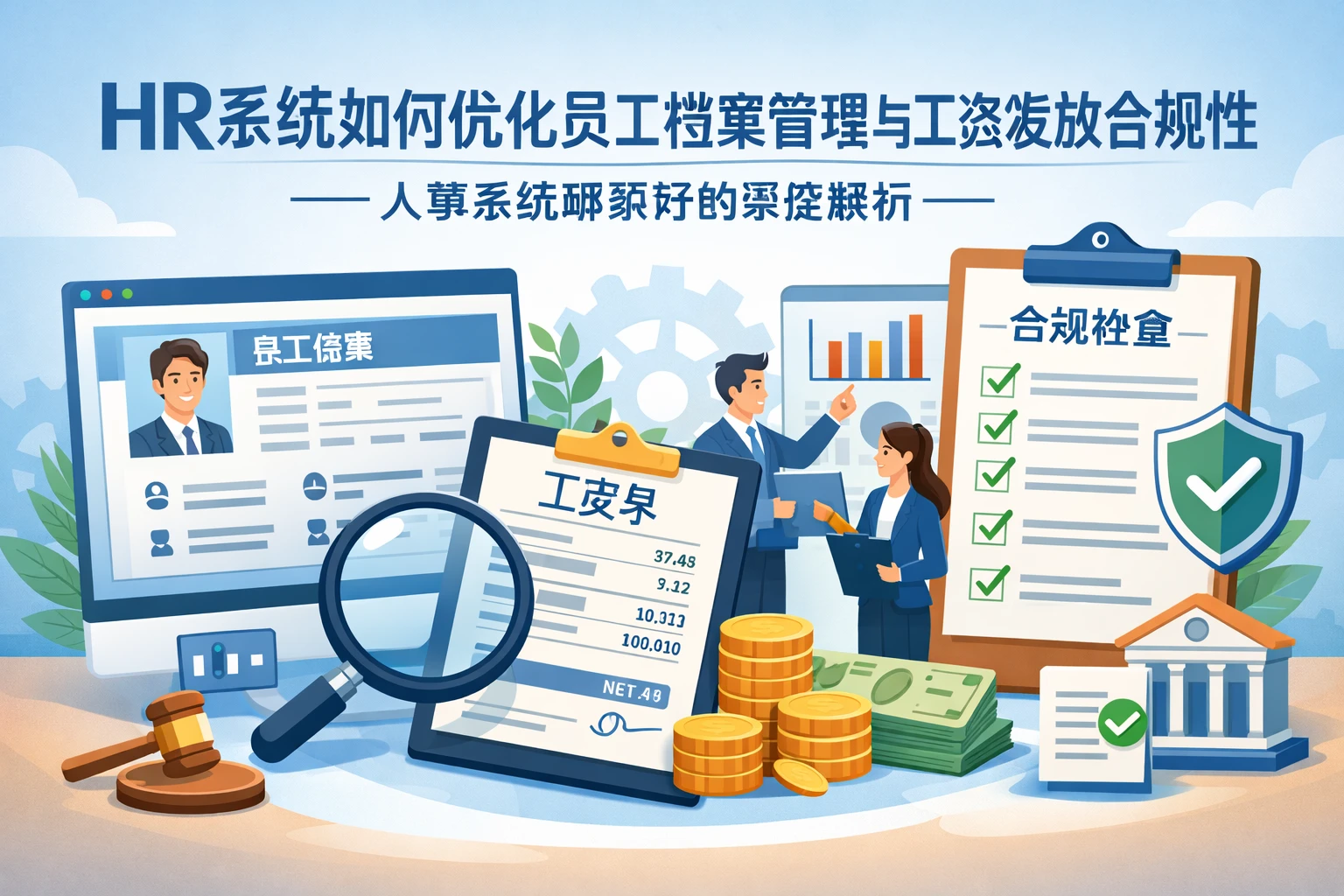 HR系统如何优化员工档案管理与工资发放合规性——人事系统哪家好的深度解析