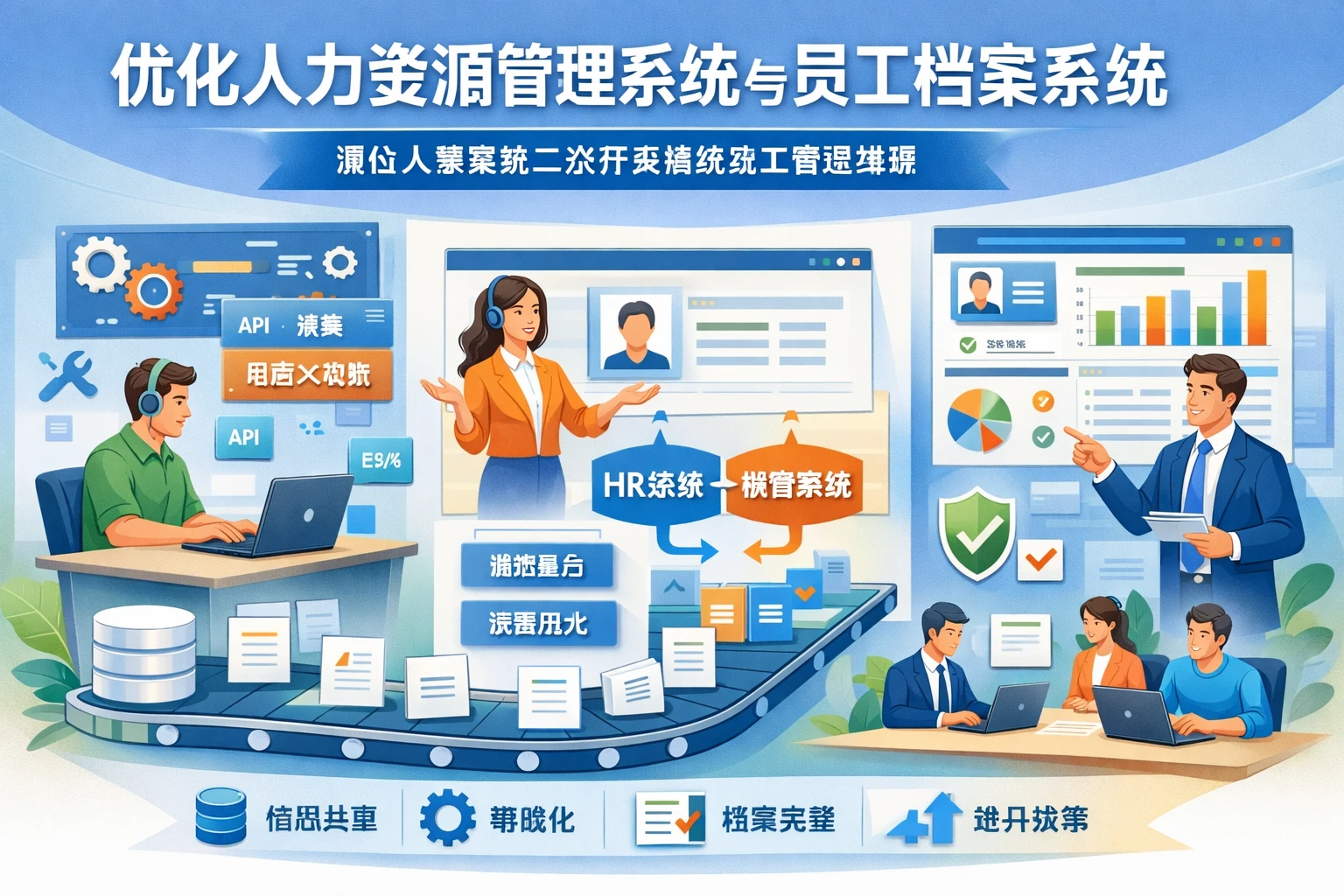 优化人力资源管理系统与员工档案系统：通过人事系统二次开发解决员工管理难题