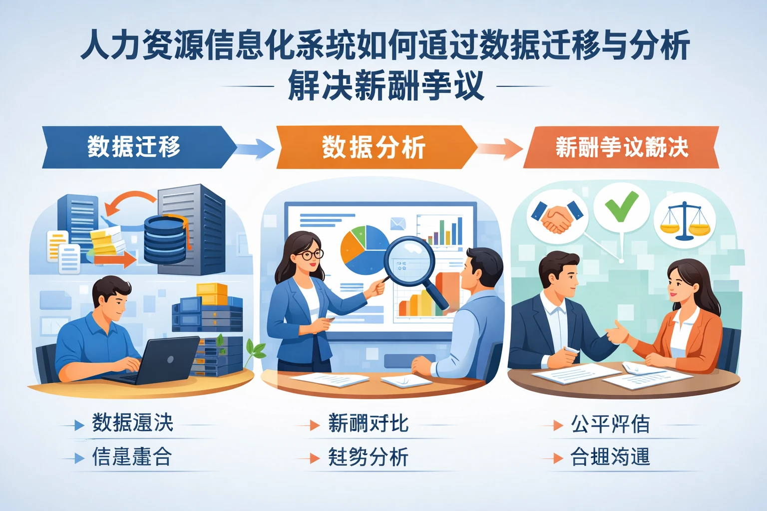 人力资源信息化系统如何通过数据迁移与分析解决薪酬争议