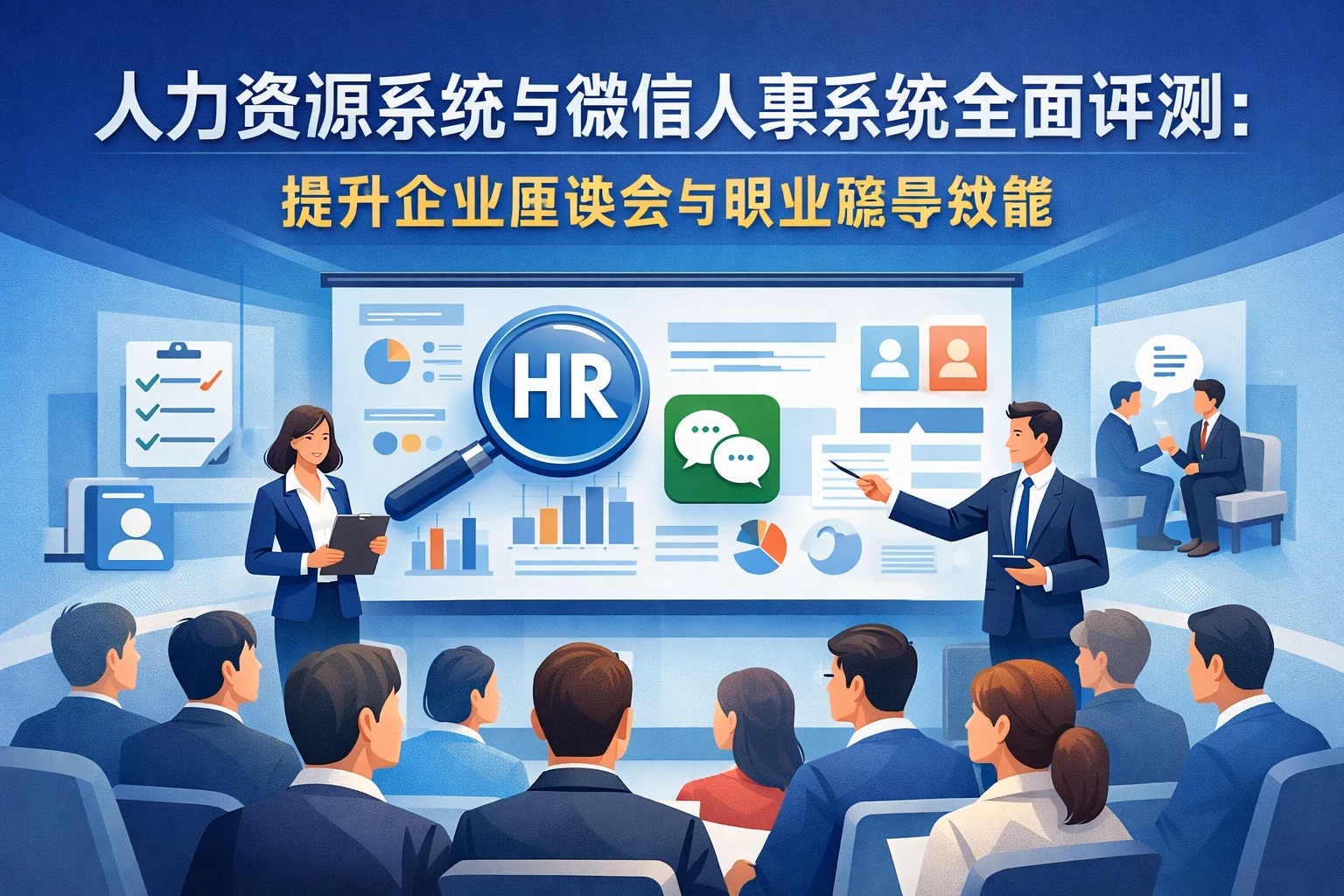 人力资源系统与微信人事系统全面评测：提升企业座谈会与职业疏导效能