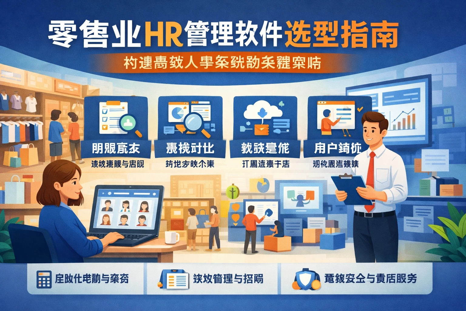 零售业HR管理软件选型指南：构建高效人事系统的关键策略