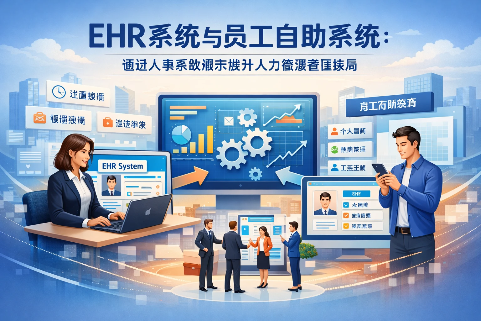 ehr系统与员工自助系统：通过人事系统演示提升人力资源管理格局