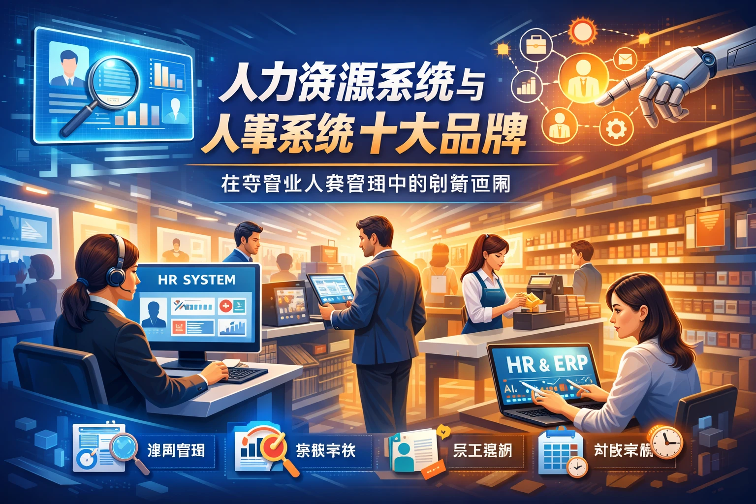 人力资源系统与人事系统十大品牌在零售业人事管理中的创新应用