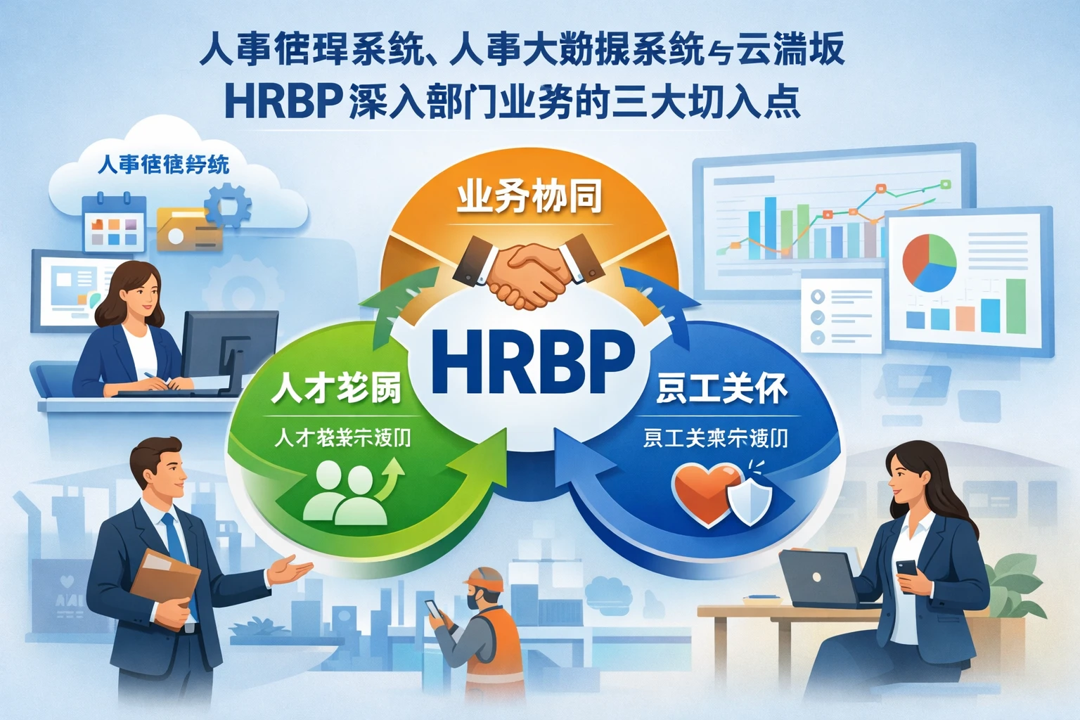 人事管理系统、人事大数据系统与云端版：HRBP深入部门业务的三大切入点