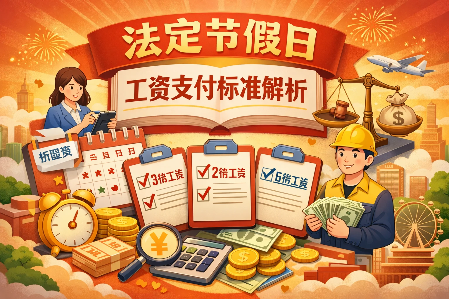 法定节假日工资支付标准解析