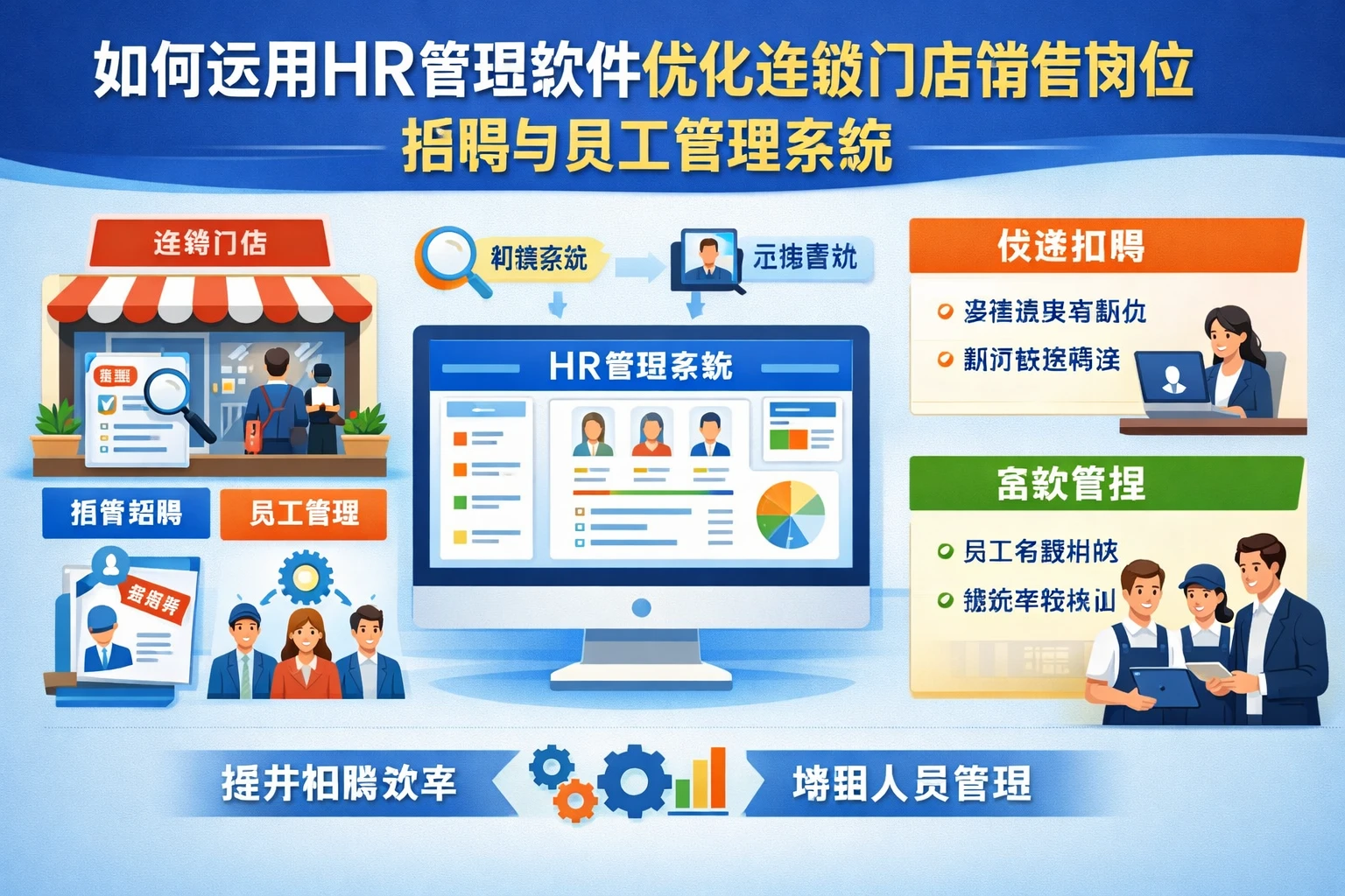 如何运用HR管理软件优化连锁门店销售岗位招聘与员工管理系统