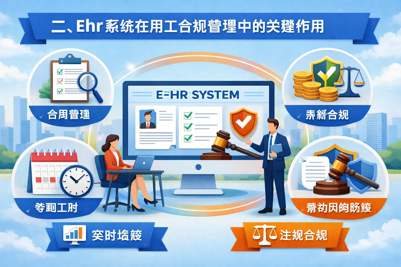 二、ehr系统在用工合规管理中的关键作用