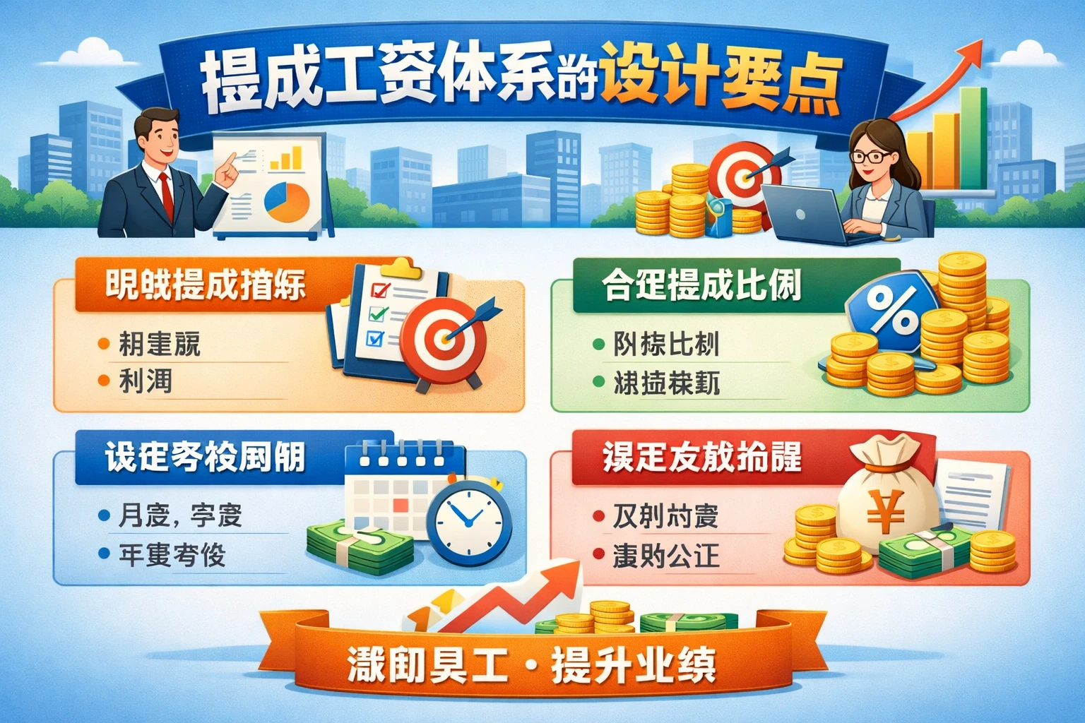 提成工资体系的设计要点