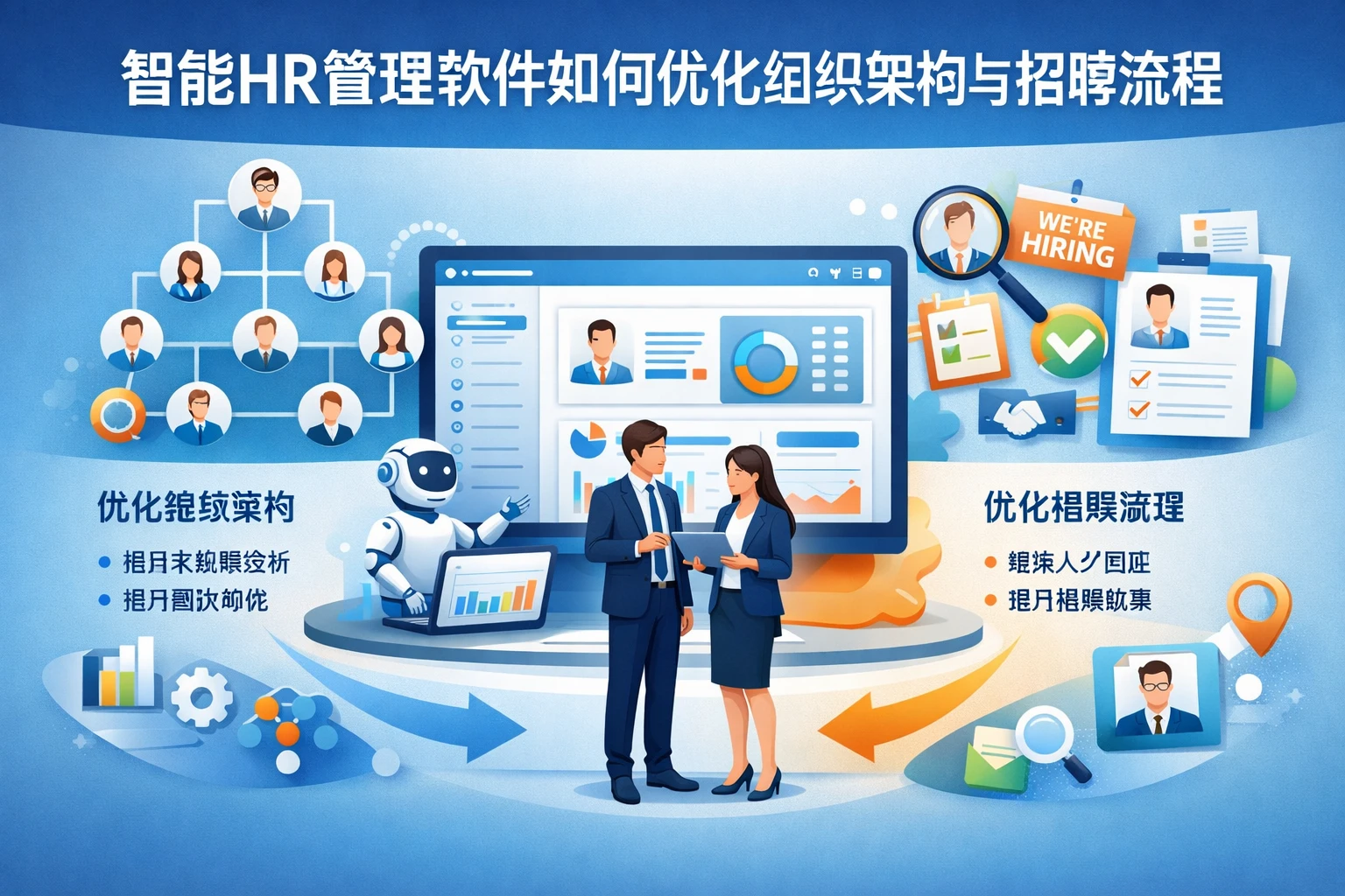 智能HR管理软件如何优化组织架构与招聘流程