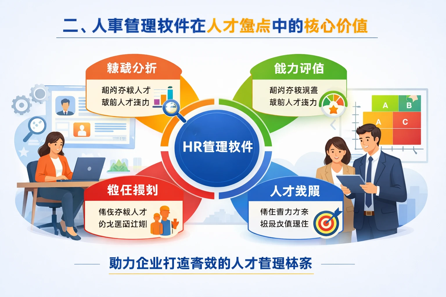 二、人事管理软件在人才盘点中的核心价值