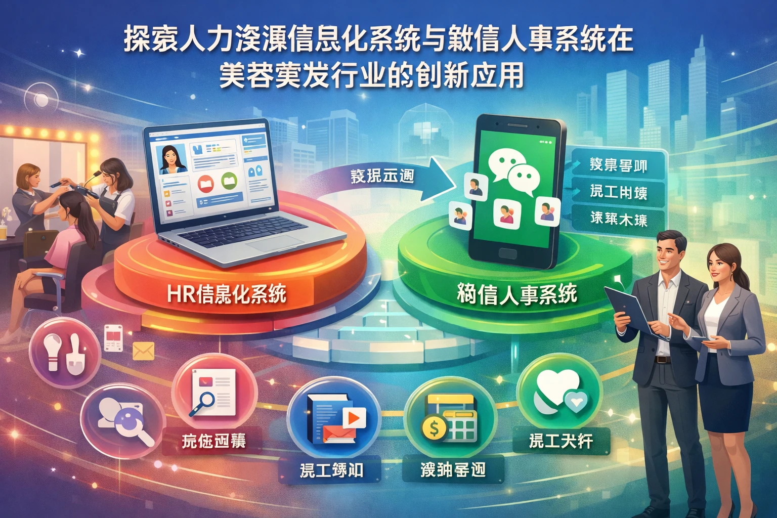 探索人力资源信息化系统与微信人事系统在美容美发行业的创新应用