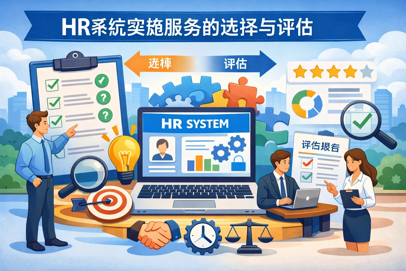 HR系统实施服务的选择与评估
