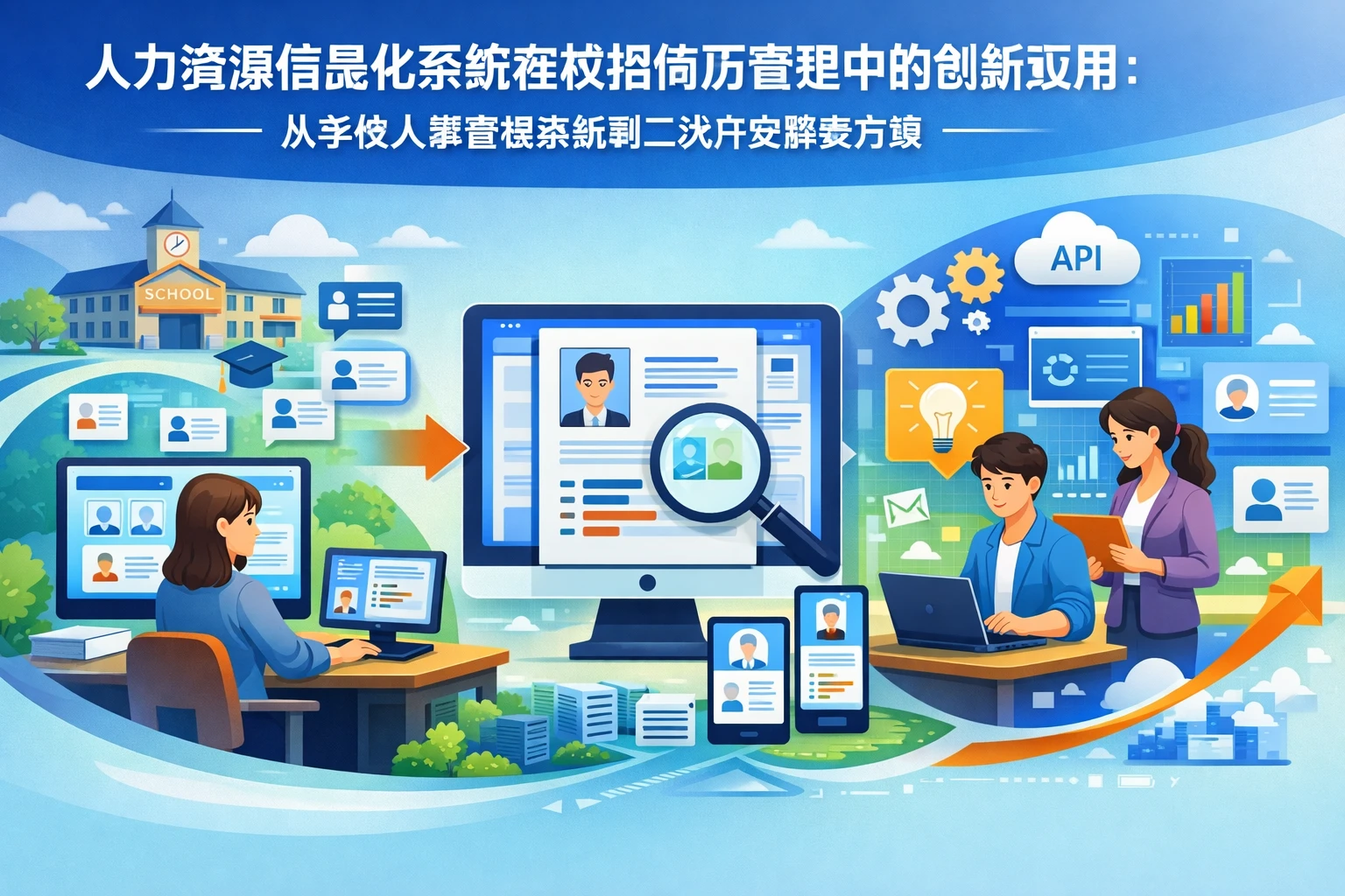 人力资源信息化系统在校招简历管理中的创新应用：从学校人事管理系统到二次开发解决方案