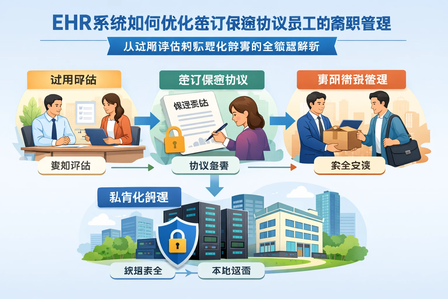 EHR系统如何优化签订保密协议员工的离职管理：从试用评估到私有化部署的全流程解析