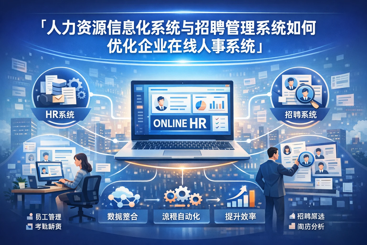 人力资源信息化系统与招聘管理系统如何优化企业在线人事系统