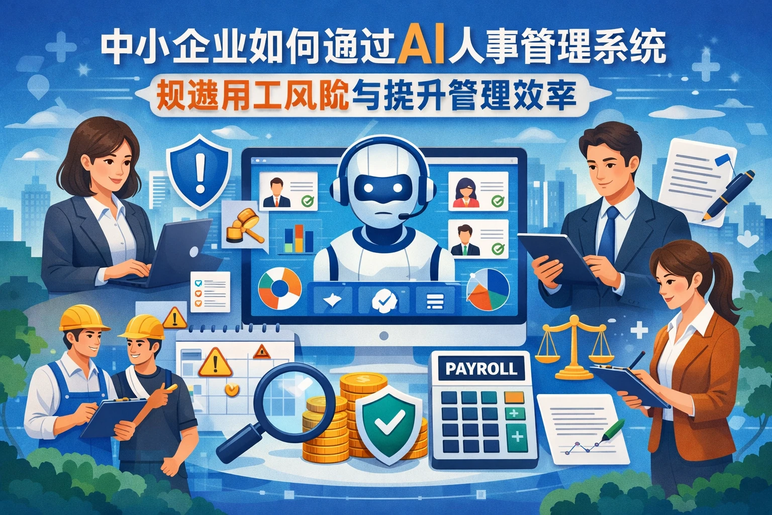 中小企业如何通过AI人事管理系统规避用工风险与提升管理效率