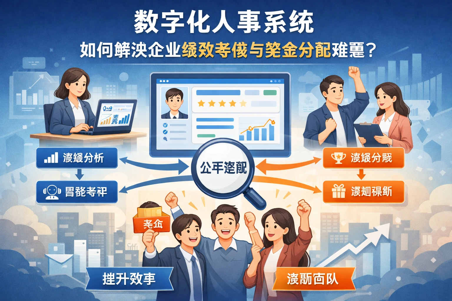 数字化人事系统如何解决企业绩效考核与奖金分配难题