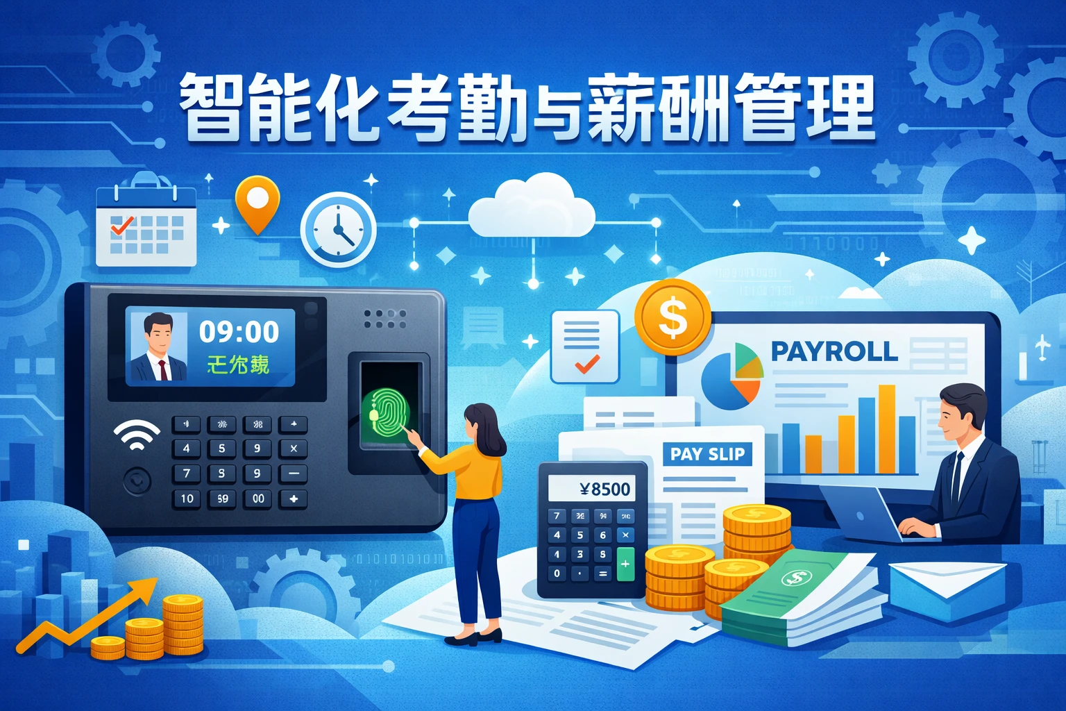 智能化考勤与薪酬管理