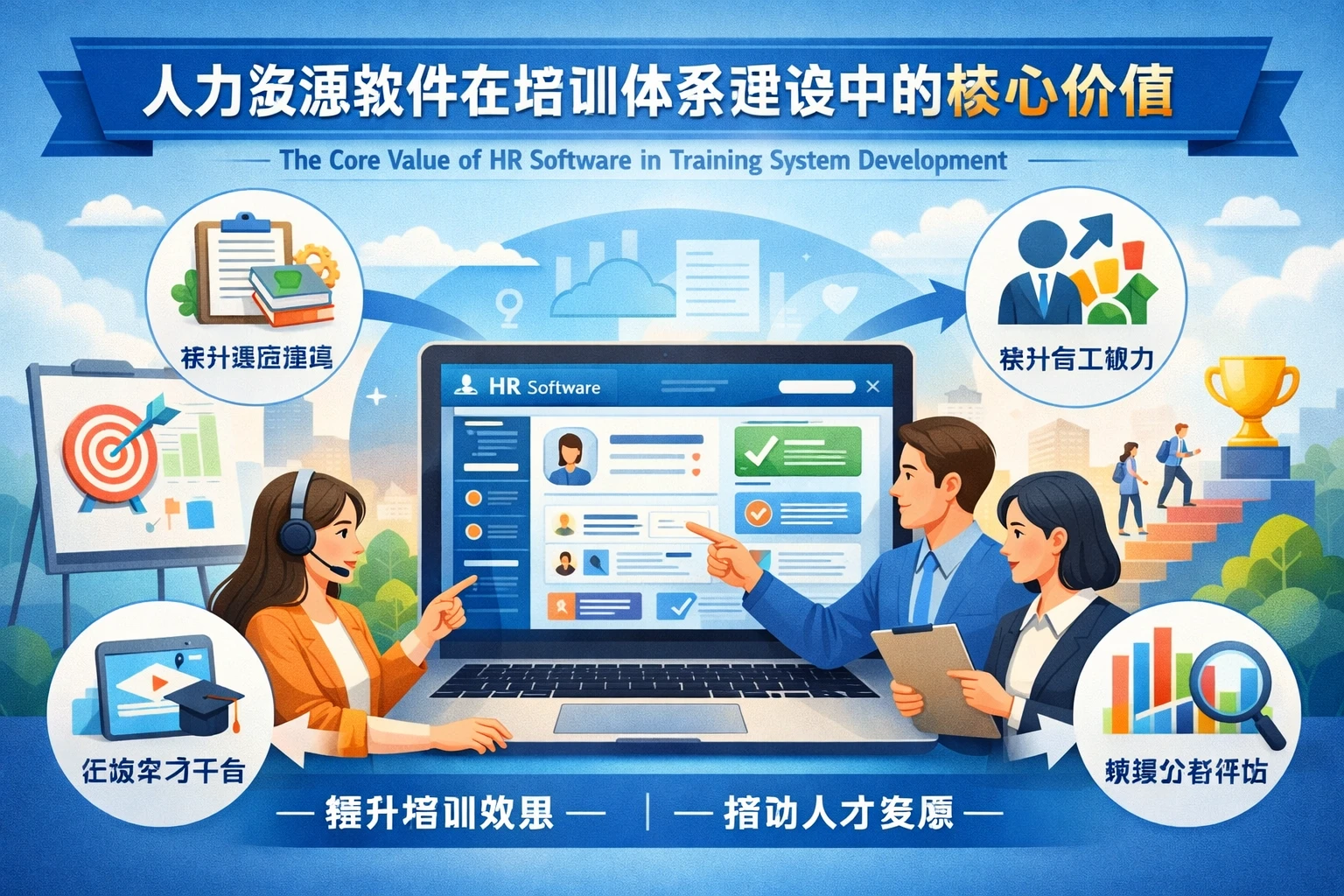 人力资源软件在培训体系建设中的核心价值