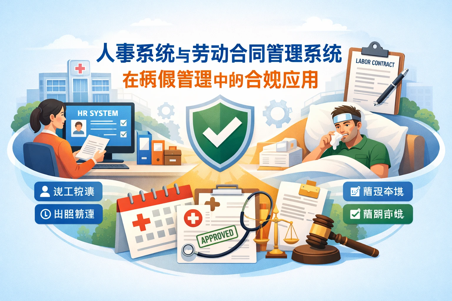 人事系统与劳动合同管理系统在病假管理中的合规应用