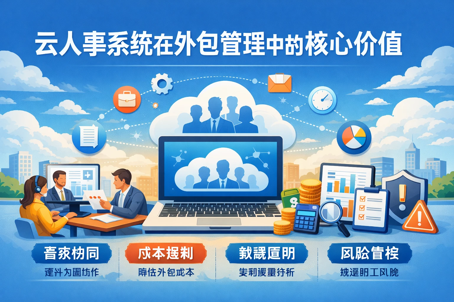 云人事系统在外包管理中的核心价值