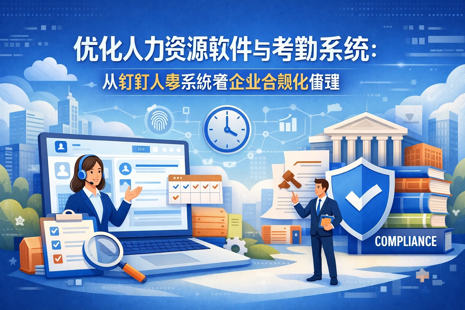 优化人力资源软件与考勤系统：从钉钉人事系统看企业合规化管理